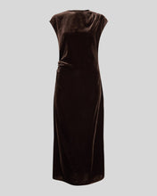 Load image into Gallery viewer, MSCH Copenhagen Eila Dress brown velvet