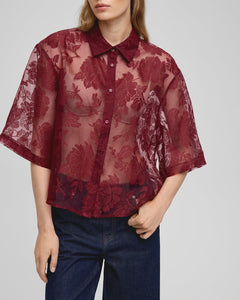 MSCH Copenhagen Lettiche shirt vinröd