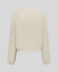 MSCH Copenhagen Nerida knit jacket offwhite
