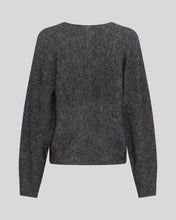 Load image into Gallery viewer, MSCH Copenhagen Zinelle Hope wrap pullover svartmelerad