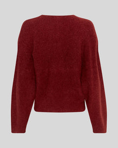 MSCH Copenhagen Zinelle Hope wrap pullover röd
