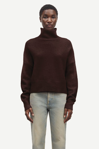 Samsoe Samsoe Nola sweater Black Coffee