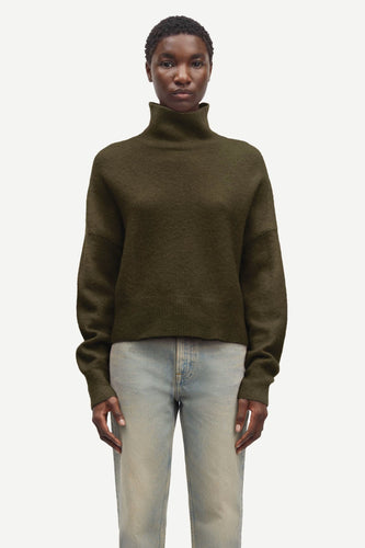 Samsoe Samsoe Nola sweater Deep Forest