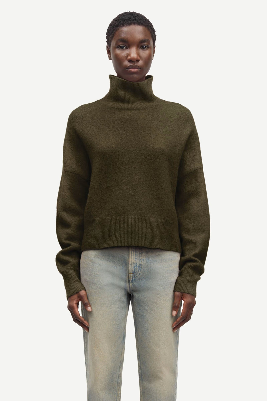 Samsoe Samsoe Nola sweater Deep Forest
