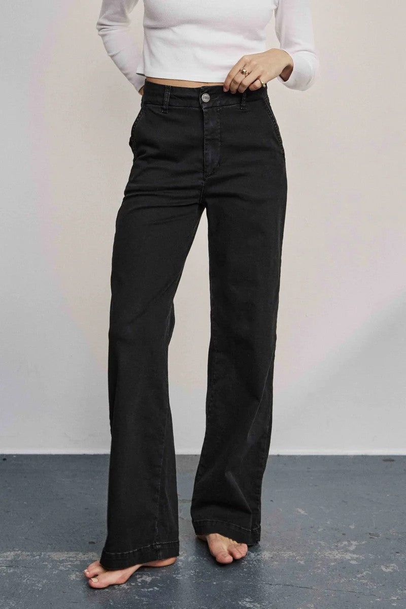 Nümph Nuamber pants dark black denim