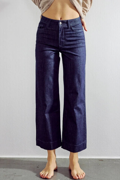 Nümph Nuparis jeans cropped Dark Denim Blue