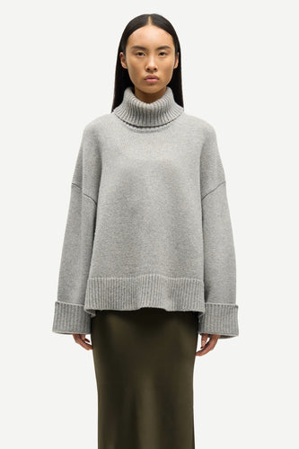 Samsoe Samsoe Sakeiku Turtleneck Grey