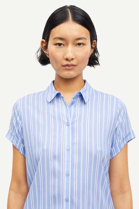 Samsoe Samsoe Majan blouse blue stripe