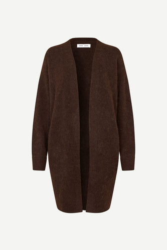Samsoe Samsoe Nor long cardigan black coffee