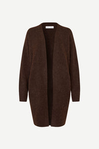 Samsoe Samsoe Nor long cardigan black coffee