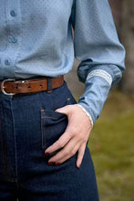 Load image into Gallery viewer, Emmy Those Sassy 70&#39;s Jeans Organic raw heavy denim