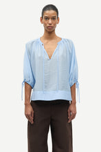 Load image into Gallery viewer, Samsoe Samsoe Samateran blouse windsurfer blue