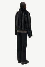 Load image into Gallery viewer, Samsoe Samsoe Salyllo faux fur jacket black