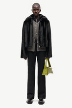 Load image into Gallery viewer, Samsoe Samsoe Salyllo faux fur jacket black