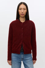 Load image into Gallery viewer, Samsoe Samsoe Nor short cardigan Syrah