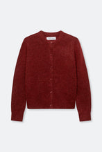 Load image into Gallery viewer, Samsoe Samsoe Nor short cardigan Syrah