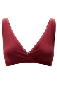 People Tree Lace Trim Triangle Bra