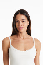 Load image into Gallery viewer, People Tree Hidden Support Camisole Black/White organic cotton