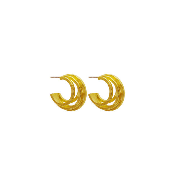 WOS Layer earring silver/gold