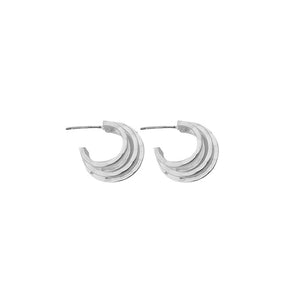 WOS Layer earring silver/gold